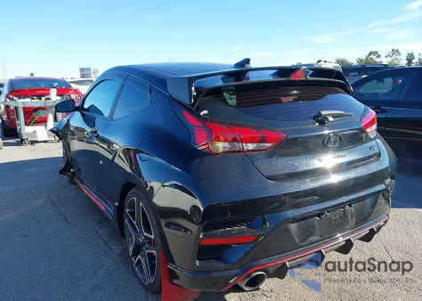 2022 Hyundai Veloster N from USA, damaged, VIN KMHT36AH0NU013807